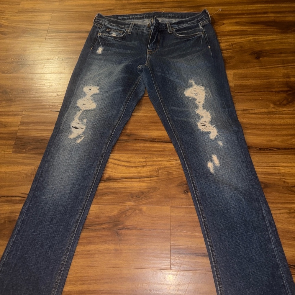 NWT J Crew Distressed Vintage Matchstick Blue Jeans